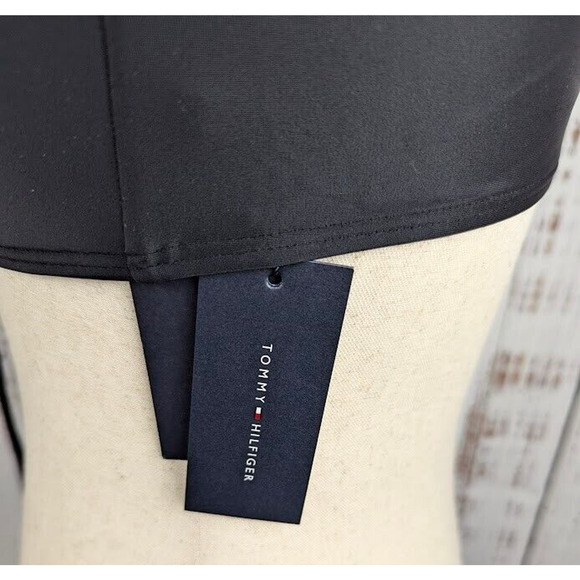 Tommy Hilfiger Women's Convertible Bandeau Swim Top Swimsuit Black‎ Size XL - Picture 4 of 5